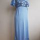 Sky-blue summer dress in Empire style made of soft cotton, Dresses, Moscow,  Фото №1