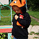 Order Children's hoodie Fox hoodie with ears. Lara (EnigmaStyle). Livemaster. . Sweatshirts and hoodies Фото №3