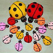 Куклы и игрушки handmade. Livemaster - original item Ladybugs knitted soft toys, amigurumi. Handmade.