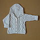 Creamy jacket with hood, Sweatshirts for children, Moscow,  Фото №1