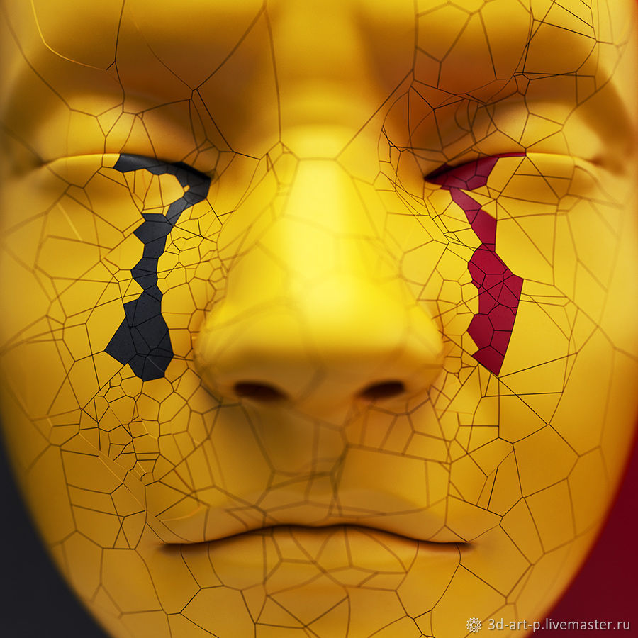 Объёмная картина 3D маска, Картины, Санкт-Петербург,  Фото №1