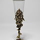 Order Champagne glass 'Forget-me-not'. Best-gifs valentin. Livemaster. . Wine Glasses Фото №3