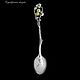 A teaspoon of 'Apple' silver. Spoons. Silver tale. Online shopping on My Livemaster.  Фото №2