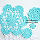 A set of doilies and crochet flowers. Flowers artificial. Natalie crochet flowers. Online shopping on My Livemaster.  Фото №2