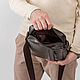 Мужская кожаная сумка через плечо "Marcus" (Коричневая). Мужская сумка. ASLED - Лаконичные сумки. Ярмарка Мастеров.  Фото №5
