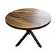 Order Dining table with a table top made of elm slabs. Custom furniture making U.LOFT. Livemaster. . Tables Фото №3