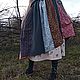 Лоскутная бохо юбка :ассиметричная с лисичками. Юбки. Forest Patch. Интернет-магазин Ярмарка Мастеров.  Фото №2
