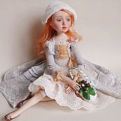 "Маленькая волшебница " кукла текстильная