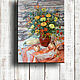 Summer. Oil painting. Still life. Pictures. Siberian decor. Online shopping on My Livemaster.  Фото №2