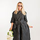 Платье нарядное из черной тафты крэш MUHA-490b. Платья. MUHA (vintagechic). Ярмарка Мастеров.  Фото №5