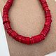 Колье из крупного коралла. Колье. Katerina Moroz accessories for you (katerinamoroz). Ярмарка Мастеров.  Фото №4