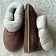 Sheepskin chunis with thick soles are brown, Ugg boots, Moscow,  Фото №1