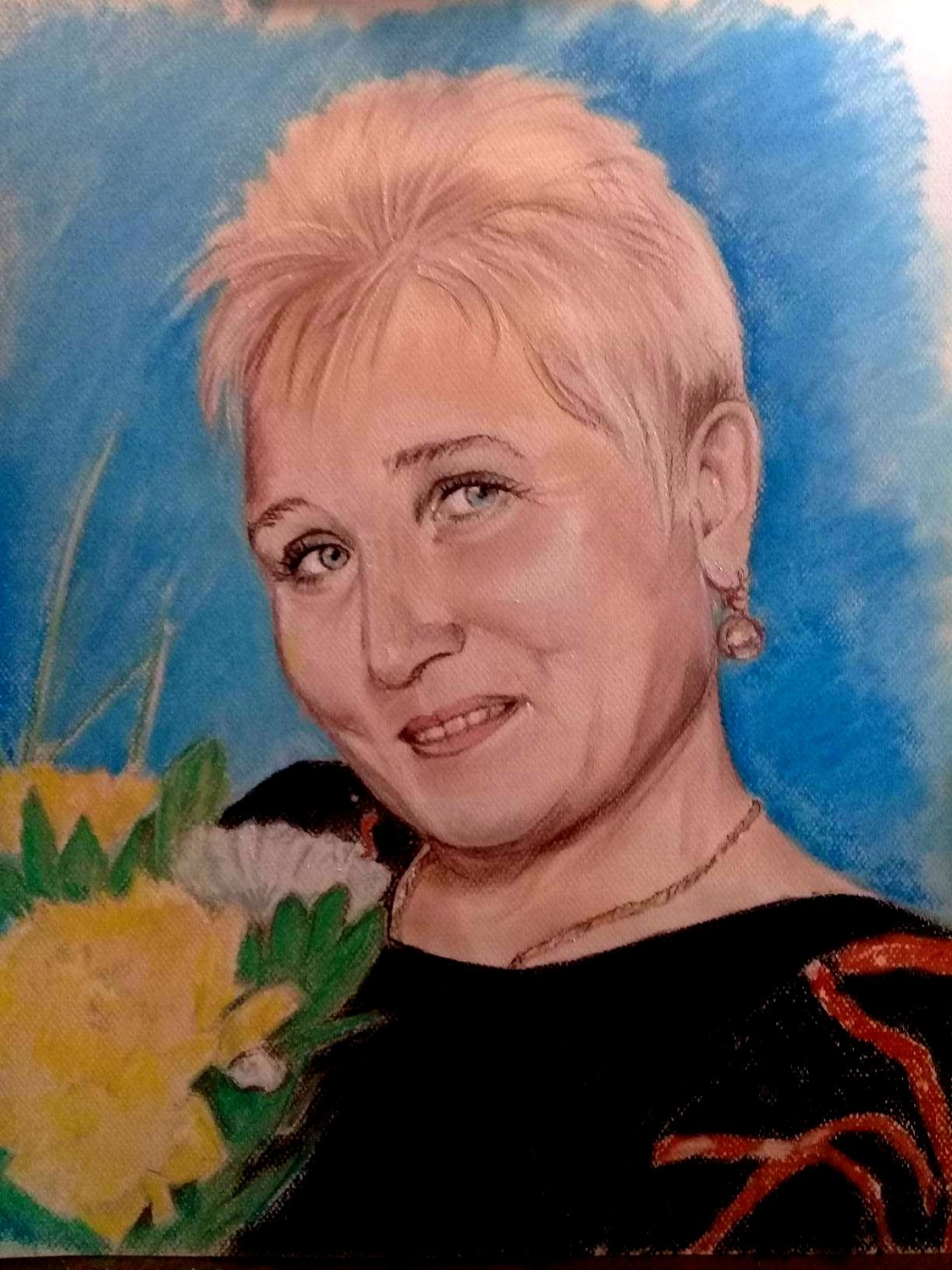 Портрет в технике пастель
