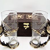 Сувениры и подарки handmade. Livemaster - original item Set of beer glasses №2. Handmade.