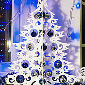 Подарки к праздникам handmade. Livemaster - original item Christmas tree with balls, 70 cm. Handmade.