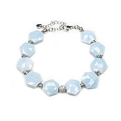 Украшения handmade. Livemaster - original item Opal bracelet, a bracelet made of natural blue opal stones. Handmade.
