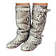 Women's boots of the Piton MALTA. High Boots. Exotic Workshop Python Fashion. Online shopping on My Livemaster.  Фото №2
