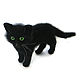 Черный котик. Купить. Сухое валяние. Авторская ручная работа. Войлочная игрушка. Светлана Слобожан (SvetlanasART). Интернет-магазин Ярмарка Мастеров.  Фото №2