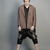 Мужская одежда handmade. Livemaster - original item Striped jacquard jacket. Handmade.