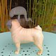 Винтаж: Матовый Мопс Beswick фарфоровая статуэтка. Статуэтки винтажные. A_Queentage. Ярмарка Мастеров.  Фото №5