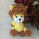 Soft toys: Levushka knitted lion. Stuffed Toys. ilona.toys (leka-karnauhova). Online shopping on My Livemaster.  Фото №2