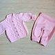 Заказать Traje de punto para recién nacido 'Malvavisco' 62/68. handmade for baby (alenka3). Ярмарка Мастеров. . Set of clothes for discharge Фото №3