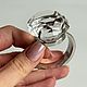 Сервировочное  антуражное кольцо под салфетку с крупным кристаллом . Салфетницы. Эврика-антик. Интернет-магазин Ярмарка Мастеров.  Фото №2