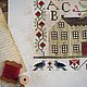 Заказать Вышивка "Summer Schoolhouse". Мастерская Юлии Велигодской. Ярмарка Мастеров. . Картины Фото №3