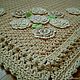 Large Knitted Palace Carpet with Floral applique. Carpets. knitted handmade rugs (kovrik-makrame). My Livemaster. Фото №5