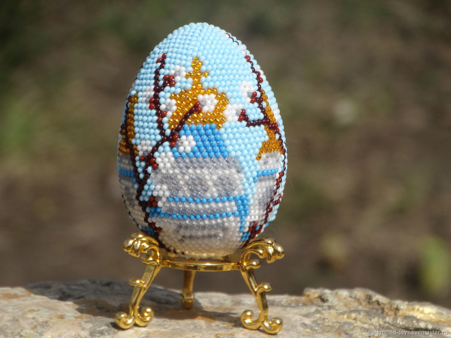 Пасхальные яйца бисером: идеи подарков к Пасхе
