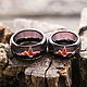 Paired rings 'Heart Beat Black', Rings, Kostroma,  Фото №1
