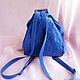 Bag versatile backpack decorated with embroidery textile. Classic Bag. Denimhandmade.Olga. My Livemaster. Фото №4