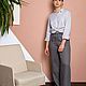 Рубашка льняная. Рубашки. 1sewingstudio. Ярмарка Мастеров.  Фото №4