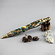 Ballpoint pen Skull and Bones with alder cones in graphite resin. Handle. KullikovCraft. Online shopping on My Livemaster.  Фото №2