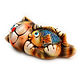Order Ceramic figurine 'Cat and fish'. aboka. Livemaster. . Figurine Фото №3