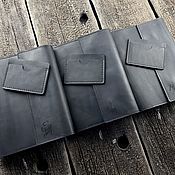 Канцелярские товары handmade. Livemaster - original item Magnetic notebook with pockets with replaceable unit. Handmade.