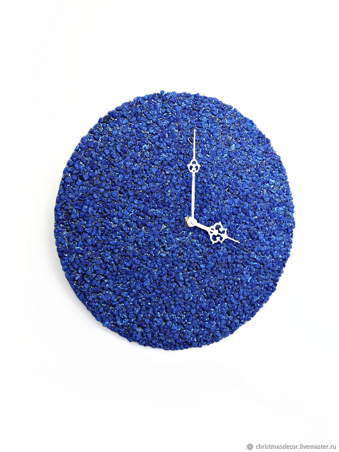 Настенные часы синий цвет