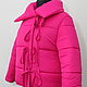 Order Down jacket super oversize duvet with ties short. Yana Levashova Fashion. Livemaster. . Outerwear Jackets Фото №3