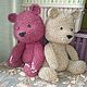 Pink Bear with manicure. Stuffed Toys. Melange Bears. My Livemaster. Фото №5