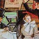 Oil painting 'in an omnibus car' G. W. Joy, 75-55 cm. Pictures. Zhanne Shepetova. My Livemaster. Фото №6