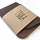 Заказать Картхолдер-кошелек на кнопке. TSUBA leather_goods. Ярмарка Мастеров. . Кошельки Фото №3
