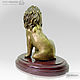 Order Guardian bronze lion, jasper symbol of the year 2022. Miner premium - Ltd Moscow (mineralpremium). Livemaster. . Sculpture Фото №3