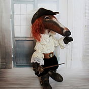 Куклы и игрушки handmade. Livemaster - original item Greyhound Musketeer. interior doll.. Handmade.