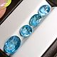 Апатит Параиба 2.10ct, 2.28ct, 2.29ct, 5.35ct. Бусины. Астрологический подбор камней. Ярмарка Мастеров.  Фото №4
