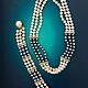Set with natural pearls and rhinestones, Name souvenirs, Moscow,  Фото №1
