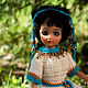 Заказать Винтаж: Коллекционная кукла- индейская девочка, 80-е. Две брюнетки. Ярмарка Мастеров. . Куклы винтажные Фото №3