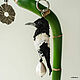 Asymmetric earrings 'Magpie'. Earrings. Coffeelena. My Livemaster. Фото №4