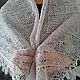 53-Down scarf,fishnet poluchiloc,shawl,accessory. Shawls. Puhovyj ,,Raj' ot Zinfiry (Orenbur). My Livemaster. Фото №6