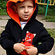 Children's hoodie Fox hoodie with ears. Sweatshirts and hoodies. Lara (EnigmaStyle). Online shopping on My Livemaster.  Фото №2