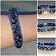 Kyanite bracelet with beaded braid. Gifts for March 8. @balance4life. Online shopping on My Livemaster.  Фото №2